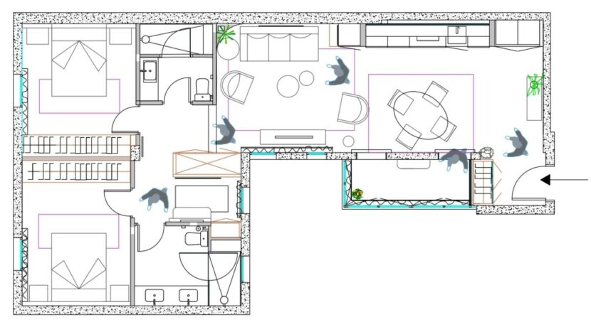 PLANO 4 AMUEBLAMIENTO